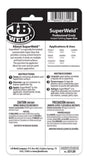J-B Weld 33120H SuperWeld Professional-Grade Super Glue - 20g