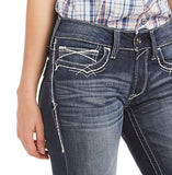 Ariat 10017510 Women's Slim Fit REAL Entwined Bootcut Jeans, Marine, Size 31 Reg