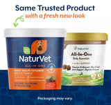NaturVet All-In-One Veterinarian formulated Complete Health Solution for Dogs, 60 Chews