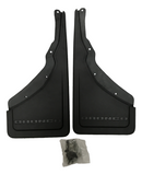 Genuine Ford M1PZ-16A550-BA Splash Guards Molded Black Rear Mud Flaps Protector