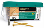 Hillman Star-Drive Ceramic Tan Deck Plus Wood Screws 10 in. x 3 in. - 800 pcs.