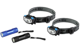 JobSmart TSC17-22CL12 100-Lumen LED Flashlight & Headlamp Set with Battery, 4 pc
