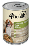 4health w/ Wholesome Grains Chicken & Vegetable Stew Wet Dog Food, 1 Can 13.2 oz - view 2
