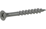 Fas-N-Tite Wood Screws, Exterior, Phillips Drive, #8 X 1-5/8", Gray, Steel, 75 PK