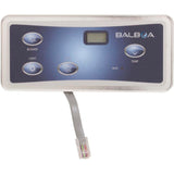 Balboa 51876 Topside 4 Button With Overlay for Balboa VL402