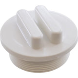 Praher E-19-S2 2" MPT Side Mount Valves Plug - White