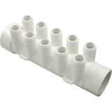 Waterway 672-4680 1.5" Slip x SPG Manifold with 10 - 0.75" Slip Barb Ports