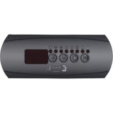 Hydro-Quip 80-0241A Overlay, Gecko in.k200, 4 Button, P1, P2, Lt