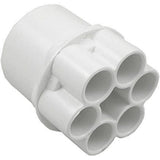 Waterway 672-4130 2" x 0.5" Slip 6 Port Transition Manifold