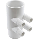 Gentekk WM2XSP-4 0.75" Barb 4 Port x 2" Slip x 2" Spigot Manifold