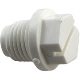 Praher E-15-S1 1.5" x 2" Top/Side Mount Valves Plug - White