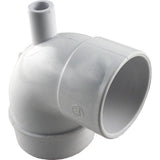 Waterway 642-3700V 2" Slip x 2.5"Spigot Vacuum Break 90-Degree Elbow