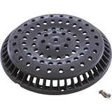 Waterway 642-2159-DKG V 8" Round Main Drain Grate without Screws - Dark Gray