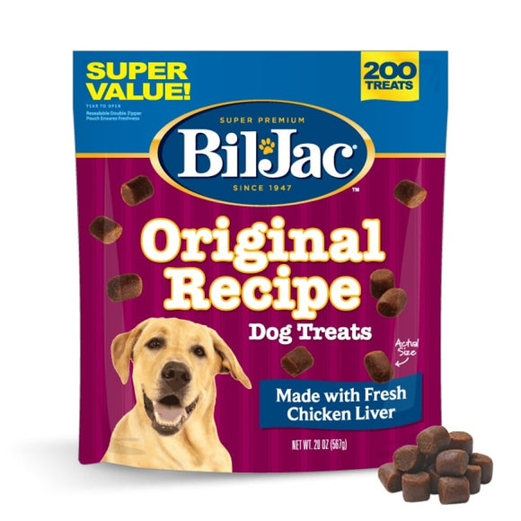 Bil-Jac Original Receipe 529 Liver and Chicken Flavor Dog Treats - 20 oz. Pouch