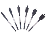 Mibro 476940 Steel Spade Bit Wood Drilling Set, 6 pc.