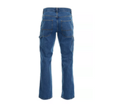 Blue Mountain FMB-1503 Men's Relaxed Fit Denim Utility Jeans/Medium Wash/S36X30