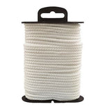 Koch Industries 5560411 Diamond Braid Polyester Cord White #4 1/8" x 48 ft.