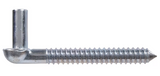 Hardware Essentials 851911 Zinc-Plated Gate Screw Hook, 3/4 in. x 6 in.