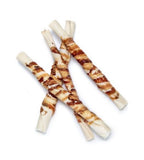 Retriever Large Twists Oven-Baked Real Bacon Wrapped Rawhide Dog Chews - 6 Count