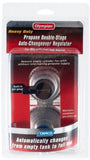 Camco 59005 Propane Double-Stage Auto-Changeover Regulators Clam Metal Gray