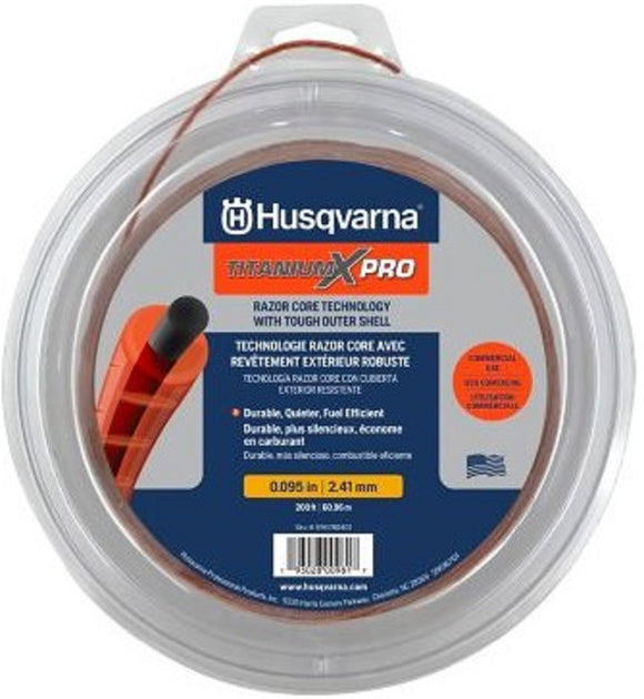 Husqvarna 596780401 TitaniumX Pro Trimmer Line 0.095