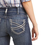 Ariat 10017510 Women's Slim Fit REAL Entwined Bootcut Jeans, Marine, Size 30 Reg