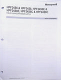 Honeywell HPF24S6 Hpf24S8 Hpf24S6E Hpf24S8E Hpf24S8E Hpf24S6C Hpf24S8C Manual