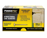 Hillman 47871 Power Pro Star Drive Structural Lag Screws 5/16"x 4", 40-Pcs