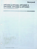 Honeywell HPF24S6 Hpf24S8 Hpf24S6E Hpf24S8E Hpf24S8E Hpf24S6C Hpf24S8C Manual