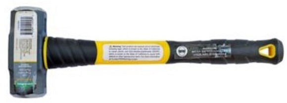 GroundWork 60411013 Fiberglass Handle Hammer 4 lb 15 Inch
