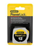 Stanley 33-212 Cast-Metal Case PowerLock Tape Measure, 1/2 in. x 12 ft.