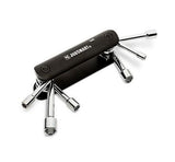 JobSmart JS202435 6-Piece Folding SAE Nut Driver Set Hex Key Style Chrome