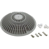 AquaStar R8MF103 Main Drain Grate,Retro 8" Round,MoFlow,w/Hardware,Light Gray