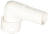 Hayward SPX1105Z2 1.50" MIP x 1.25" Smooth Hose Elbow for Skim Vac Auto Skimmers