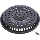 Waterway 642-2159-DKG V 8" Round Main Drain Grate without Screws - Dark Gray
