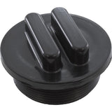 Praher E-19-S2B 2" MPT Side Mount Valves Plug - Black