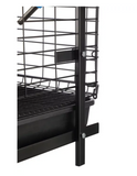 DuMOR HLF1705 Rust-Resistant Steel Stackable Rabbit Cage Frame Kit, 24 in x 24 in, Black