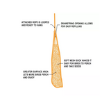 Royal Wing 11428 Prefilled Tall Finch Sock Bird Feeder, 25 oz.