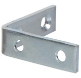 Hillman Hardware Essentials 851115 Corner Braces Steel Zinc 1" x 1/2", 4 Pack