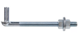 Hardware Essentials 851915 Zinc-Plated Gate Bolt Hook, 1/2 in. x 6 in.