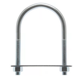 Hardware Essentials 853311 Zinc-Plated Fg U-Bolt, 1/2 in. x 6 in. x 3-1/2 in.