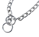 Retriever 05515 Q G1512 Metal Titan Chain Training Dog Collar Chrome, 4mm x 28"