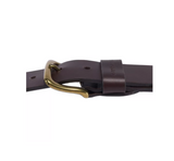 Carhartt A000555920109 Men's Leather Journeymen Belt, 1-1/2 in., Brown, Size 44