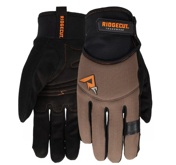 Ridgecut RC88035-M Men's Cordura Polyester Performance Work Gloves, XL, 1-Pair