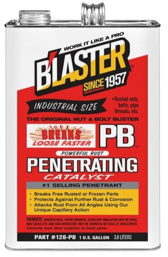 B'laster 128-PB 1 gal. Original PB Penetrant Breaks Free Rusted Or Frozen Parts