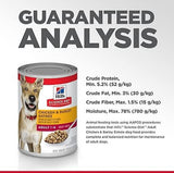 Hill's Science Diet Adult Chicken and Barley Chunks Wet Dog Food, 1 Can, 13 oz.