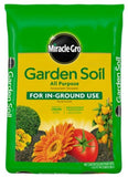 Miracle-Gro 70551430 Garden Soil All Purpose for In-Ground Use 1 cu. ft.