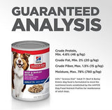 Hill's Science Diet Adult 7+ Beef and Barley Chunks Wet Dog Food, 1 Can, 13 oz.