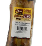 The Country Butcher 7072 7" Large Beef Marrow Bone Dog Chew Treat - 1 Count