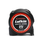 Crescent LM1025C-02 Control Series Magnetic Tape Measure Black, 1-3/16" X 25 ft.